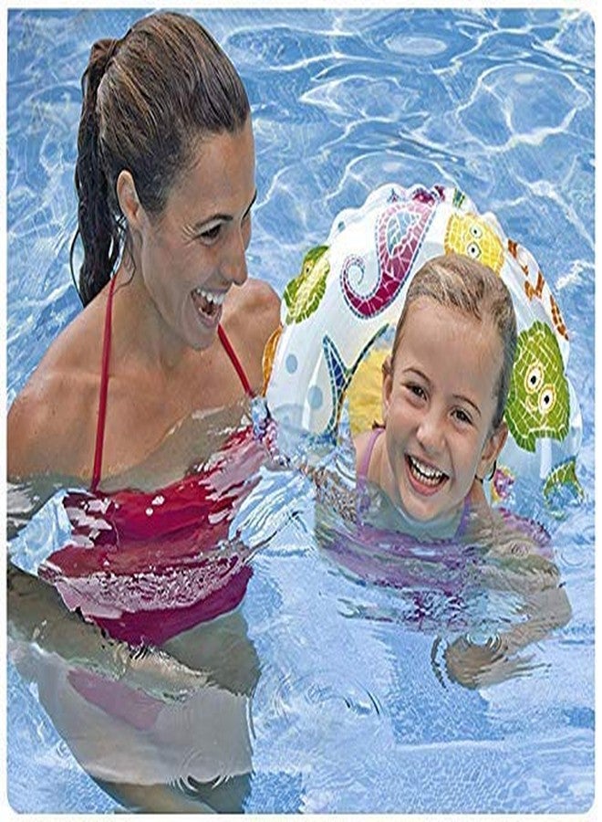 إيكان مجموعة إيكان القابلة للنفخ من ملحقات السباحة للأطفال والكبار (تصميم ولون عشوائيان) (حلقة سباحة 2) - Image 3